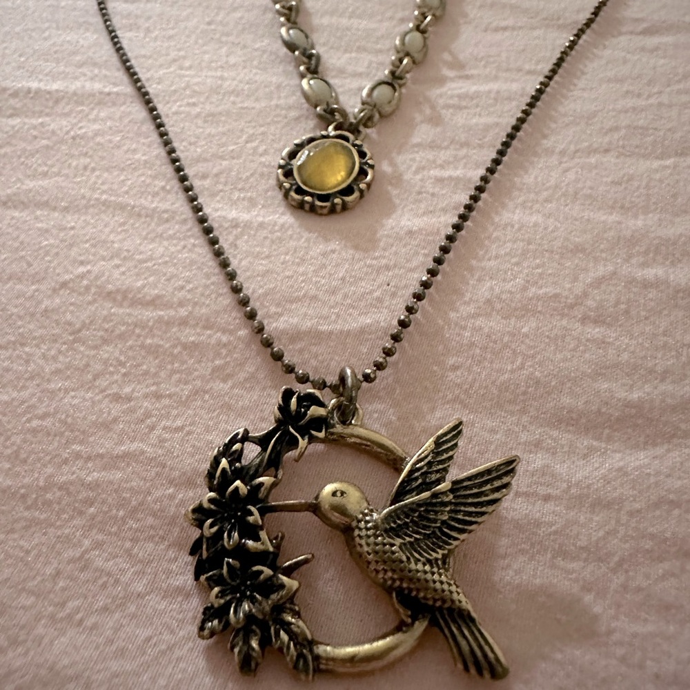 Lucky Brand Hummingbird Necklace